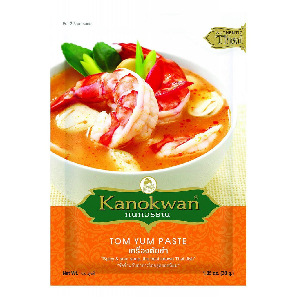 Kanokwan Tom Yum Paste - 1.05 Oz - Case Of 12