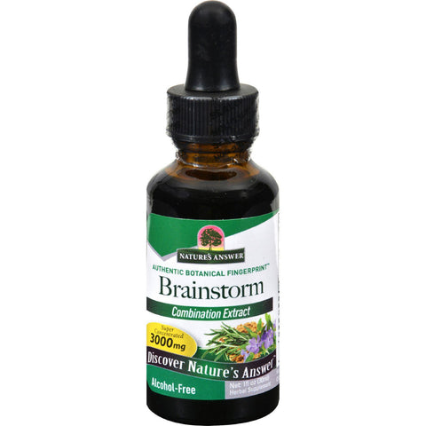 Nature's Answer Brainstorm Alcohol Free - 1 Fl Oz