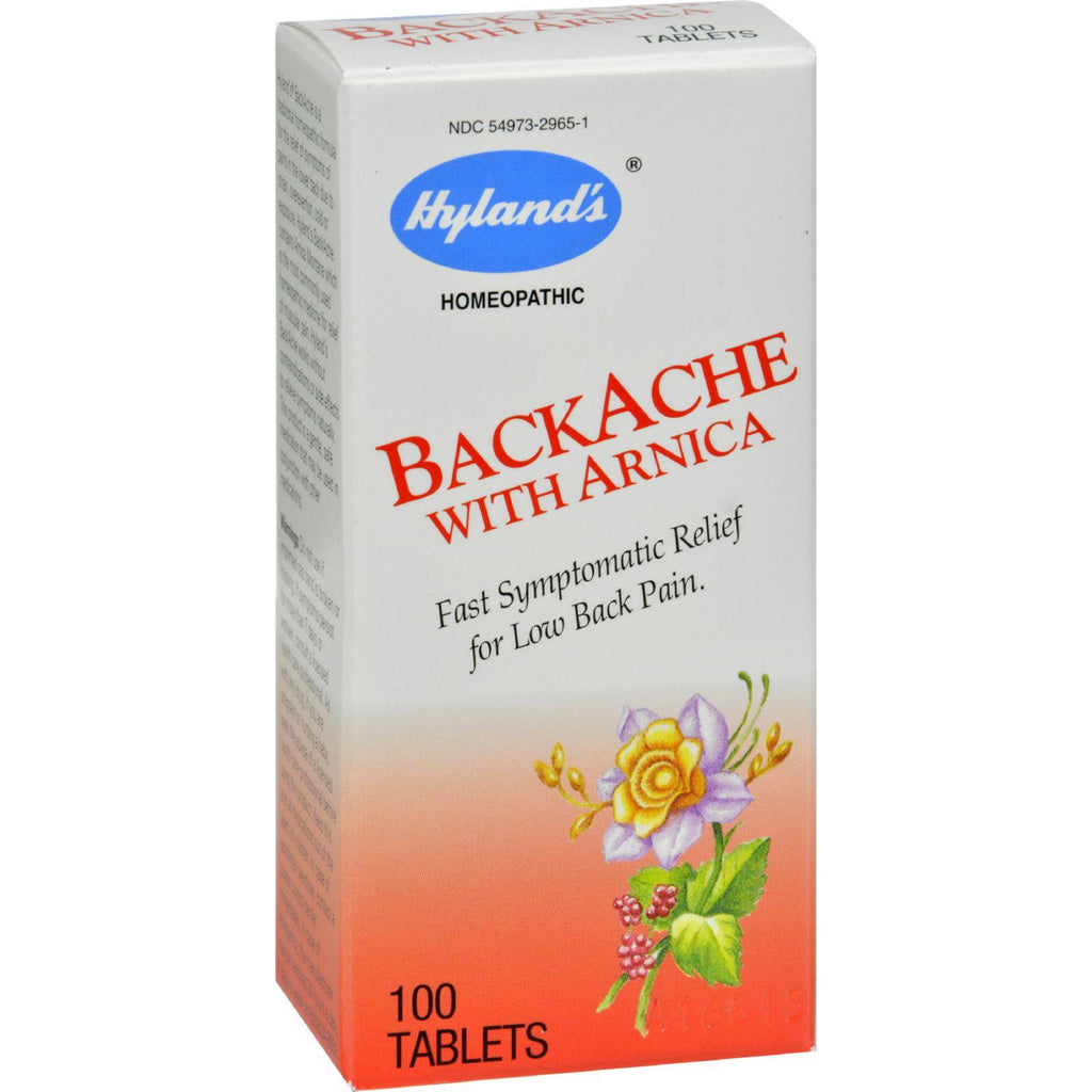 Hyland's Backache With Arnica - 100 Tablets