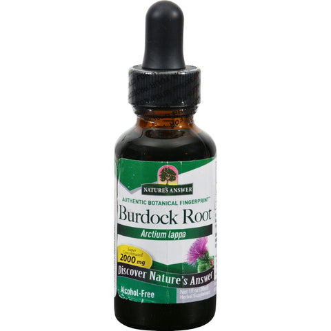 Nature's Answer Burdock Root Alcohol Free - 1 Fl Oz