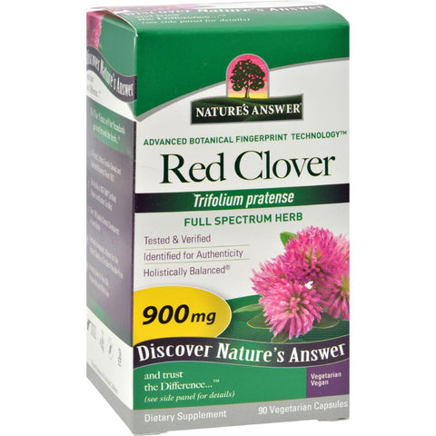 Nature's Answer Red Clover Tops - 90 Caps