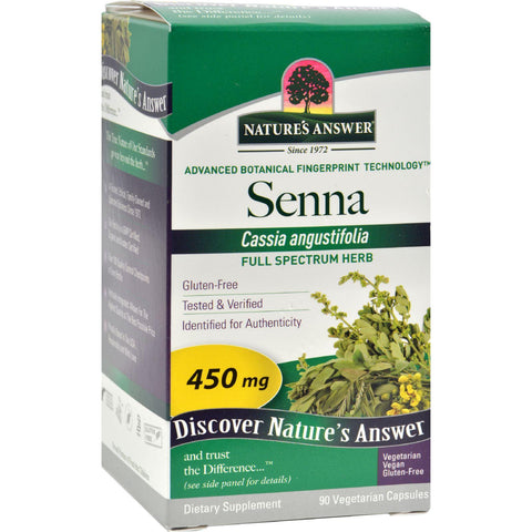 Nature's Answer Senna Leaf - 90 Capsules