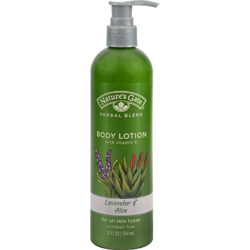 Nature's Gate Organics Body Lotion Lavender And Aloe - 12 Fl Oz