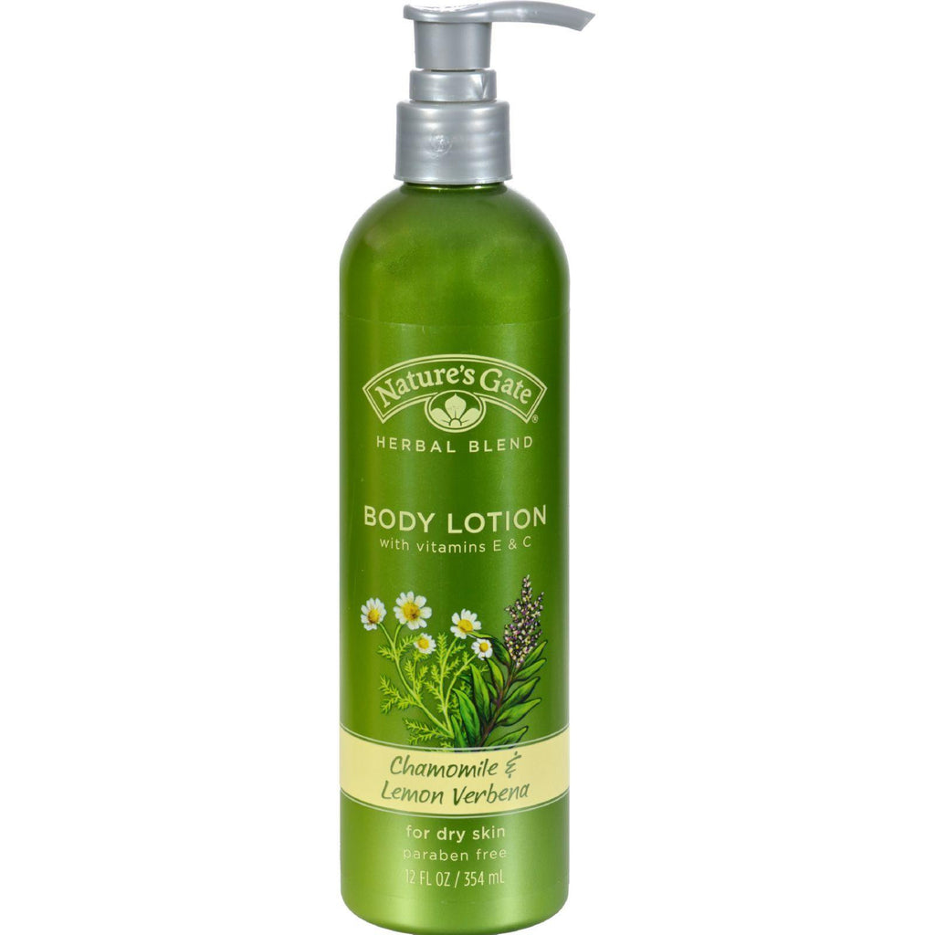 Nature's Gate Organics Body Lotion Chamomile And Lemon Verbena - 12 Fl Oz