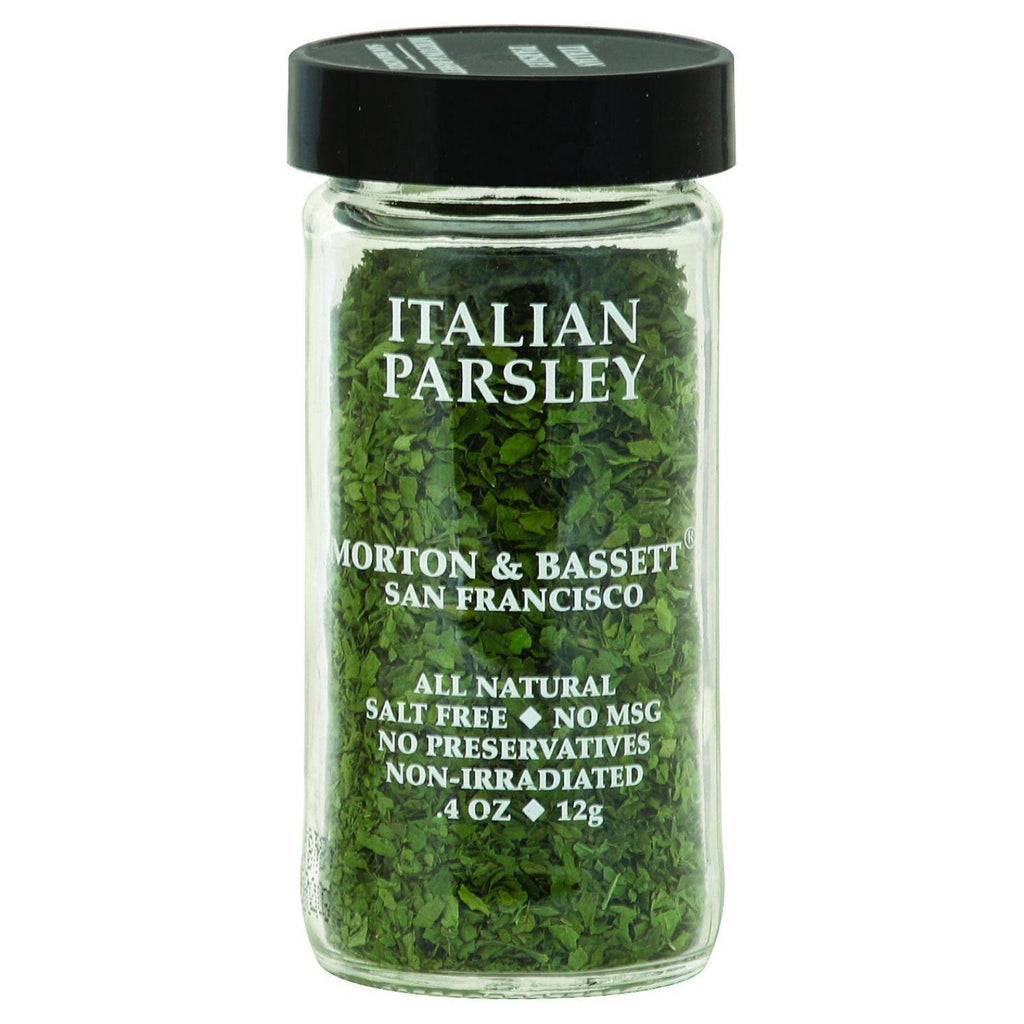 Morton And Bassett Seasoning - Italian Parsley - .4 Oz - Case Of 3