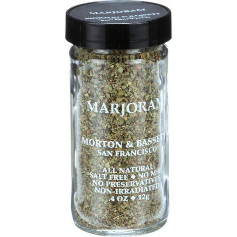 Morton And Bassett Seasoning - Marjoram - .4 Oz - Case Of 3