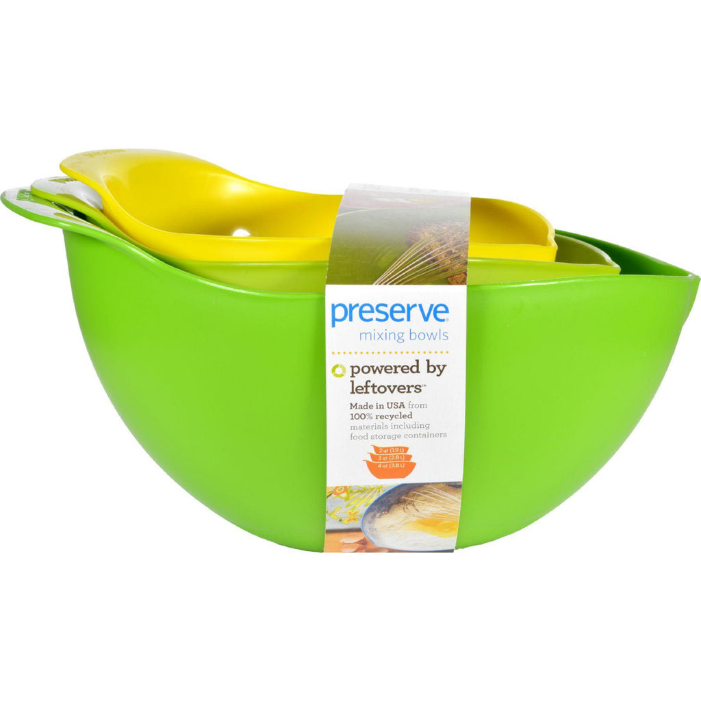 Preserve Mixing Bowl Set - Case Of 4 - 3 Bowls Per Set