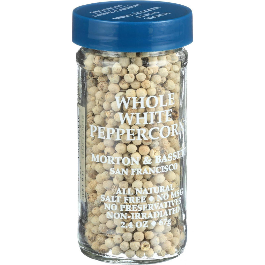 Morton And Bassett Seasoning - Peppercorns - Whole - White - .6 Oz - Case Of 3