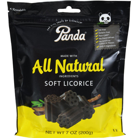 Panda Soft Licorice - 7 Oz - Case Of 12