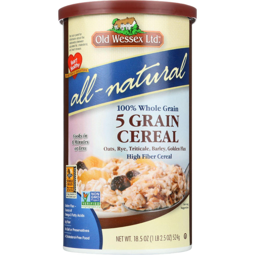 Old Wessex Cereal - 5 Grain - 18.5 Oz - Case Of 12