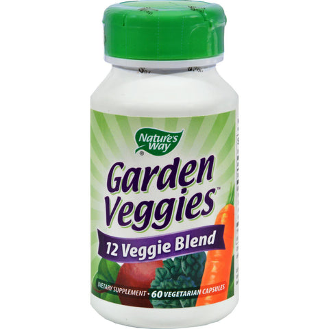 Nature's Way Garden Veggies - 60 Vegetarian Capsules