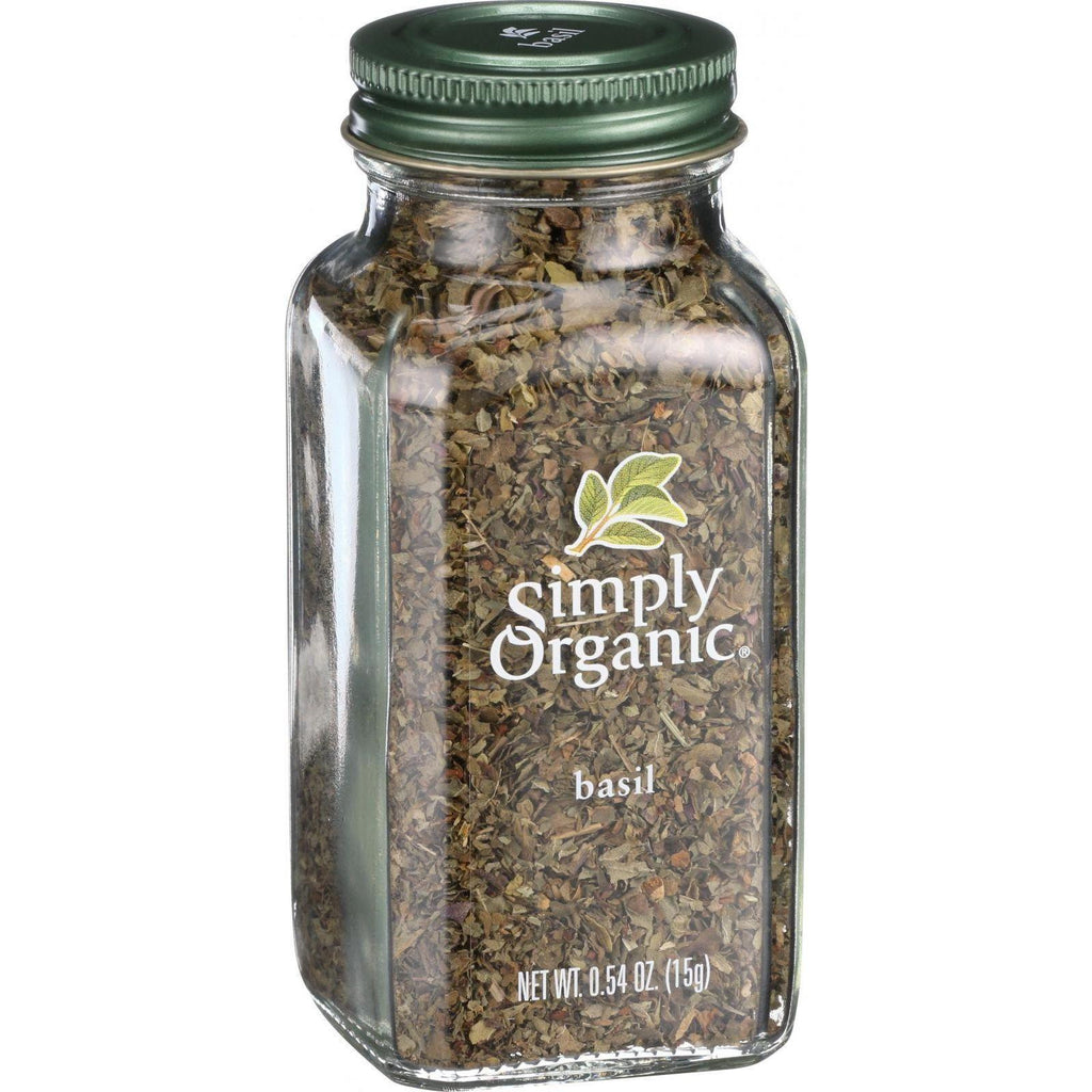 Simply Organic Basil Leaf - Organic - Sweet .54 Oz