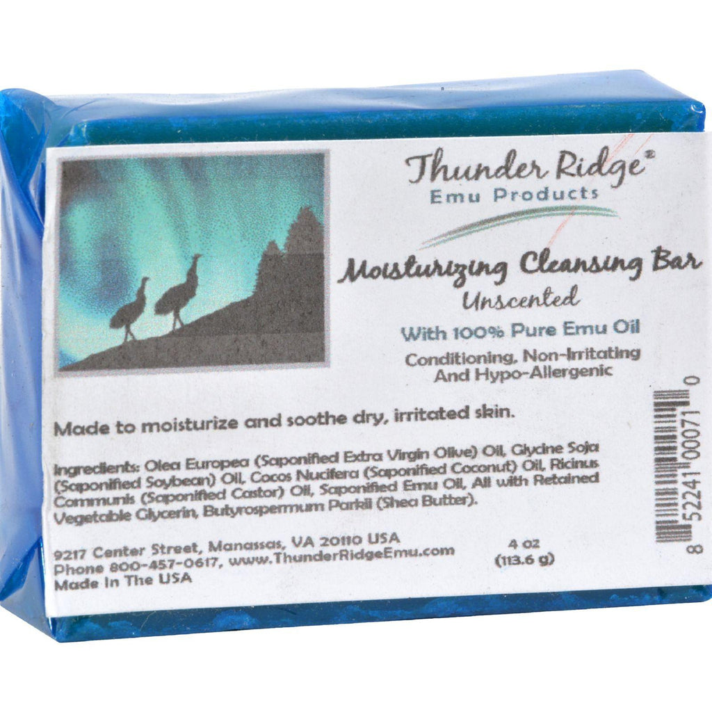 Thunder Ridge Emu Oil Bar Soap Unscented - 4 Oz