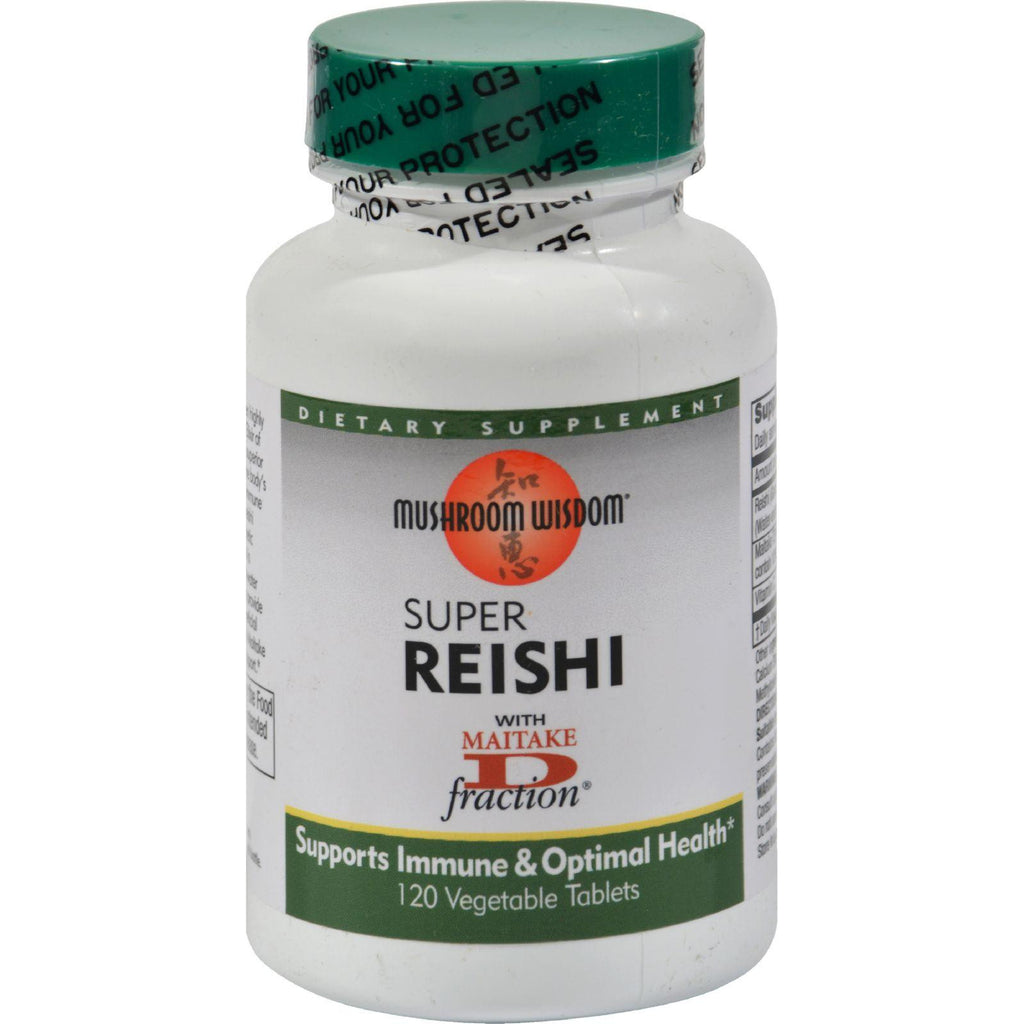 Mushroom Wisdom Super Reishi - 120 Tablets