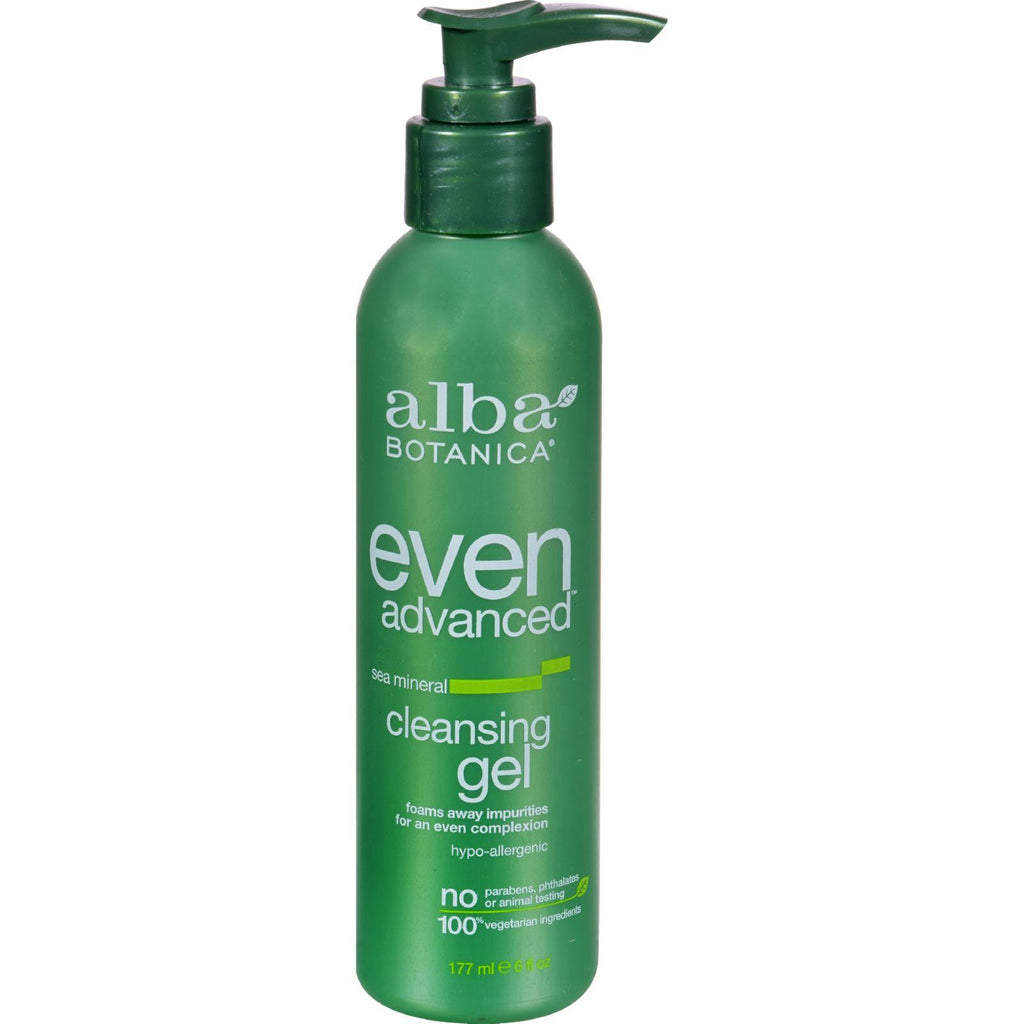 Alba Botanica Natural Even Advanced Sea Mineral Cleansing Gel - 6 Fl Oz