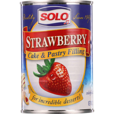 Solo Baker Filling - Strawberry - 12 Oz - Case Of 12