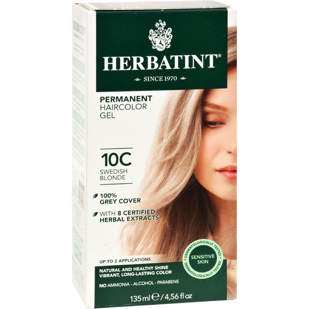 Herbatint Haircolor Kit Ash Swedish Blonde 10c - 1 Kit