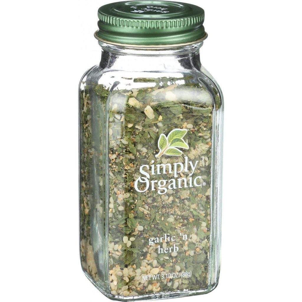 Simply Organic Garlic N Herb Seasoning - Organic - .95 Oz