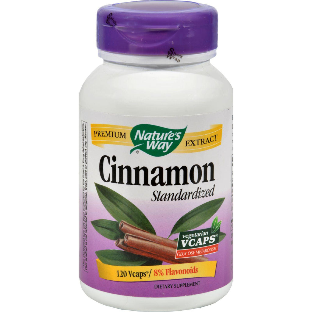 Nature's Way Cinnamon Standardized - 120 Vcaps