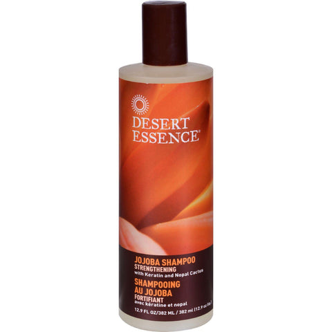 Desert Essence Jojoba Shampoo Strengthening With Keratin And Prickly Pear - 12.9 Fl Oz