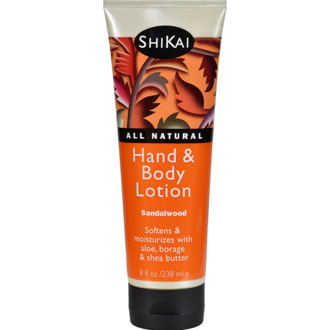 Shikai All Natural Hand And Body Lotion Sandlewood - 8 Fl Oz