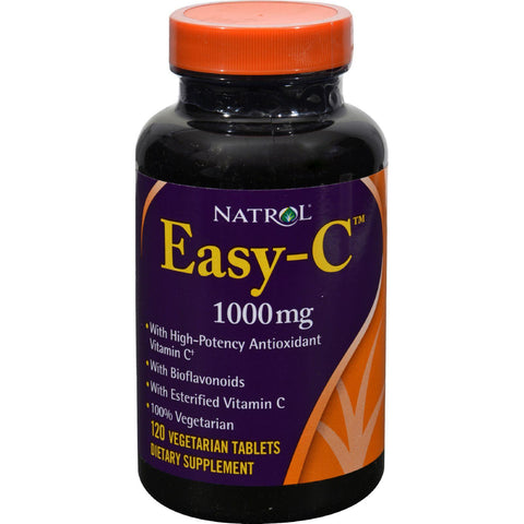 Natrol Easy C With Bioflavinoids - 1000 Mg - 120 Tablets
