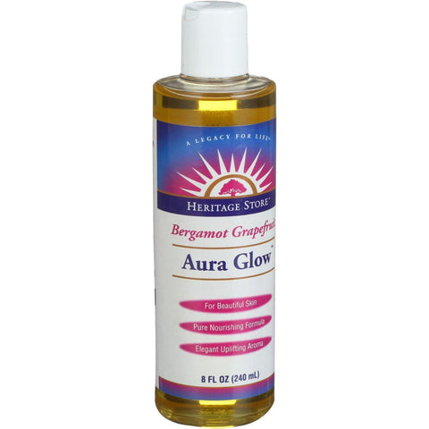 Heritage Store Aura Glow - Bergamot Grapefruit - 8 Oz