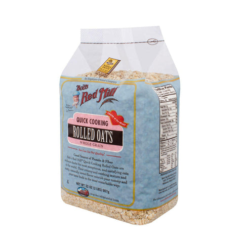 Bob's Red Mill Quick Cooking Rolled Oats - 32 Oz - Case Of 4