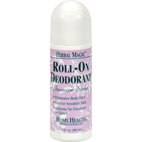 Home Health Roll-on Deodorant Herbal Magic Jasmine - 3 Fl Oz