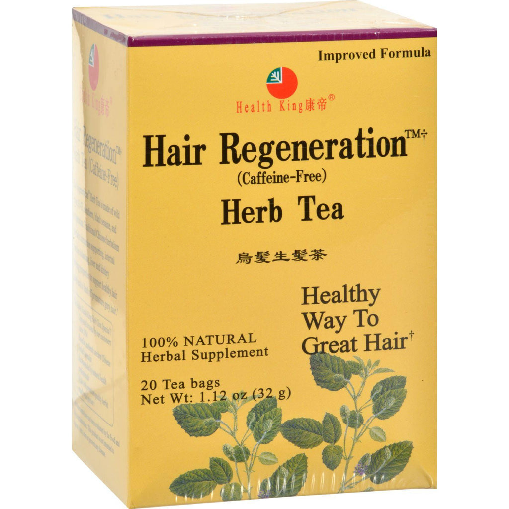 Health King Hair Regeneration Herb Tea - 20 Tea Bags