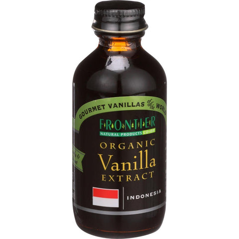 Frontier Herb Vanilla Extract - Gourmet - Indonesia - 2 Oz - Case Of 6