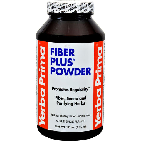 Yerba Prima Fiber Plus Powder Apple Spice - 12 Oz