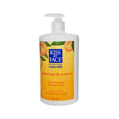 Kiss My Face Ultra Moisturizer Peaches And Creme - 16 Fl Oz