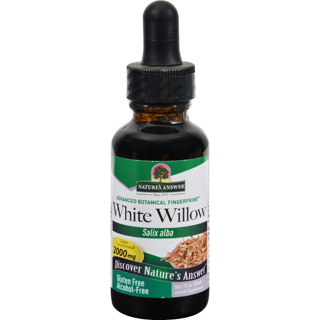 Nature's Answer White Willow Bark Alcohol Free - 1 Fl Oz