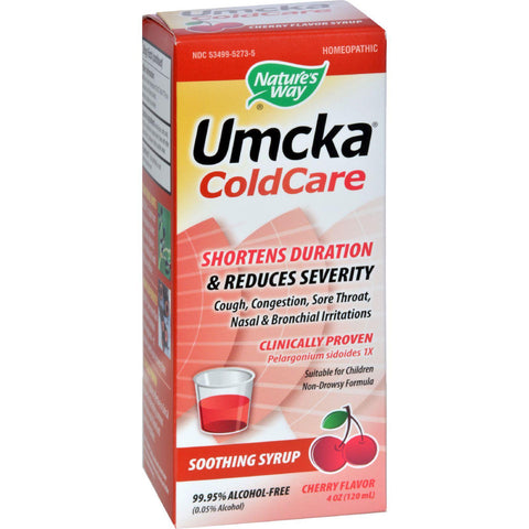 Nature's Way Umcka Coldcare Syrup Cherry - 4 Fl Oz