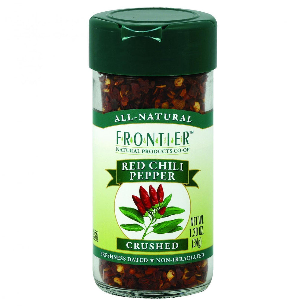 Frontier Herb Red Chili Peppers - Crushed - 1.2 Oz