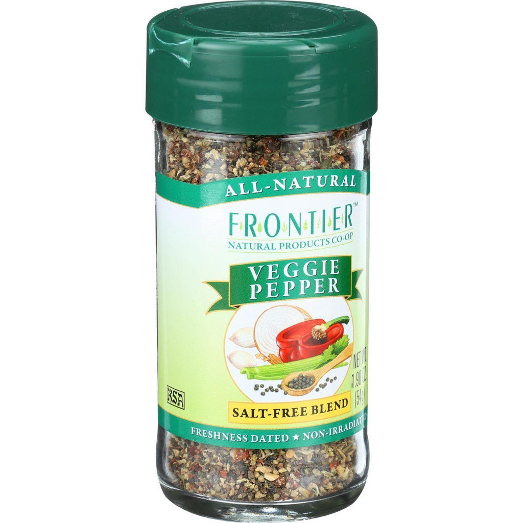 Frontier Herb Veggie Pepper Seasoning Blend - 1.90 Oz