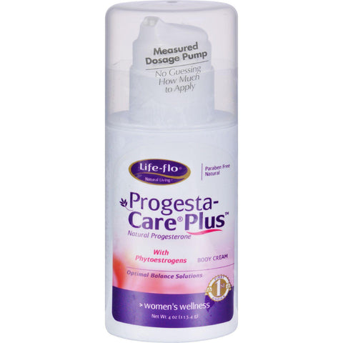 Life-flo Progesta-care Plus Cream For Women - 4 Oz