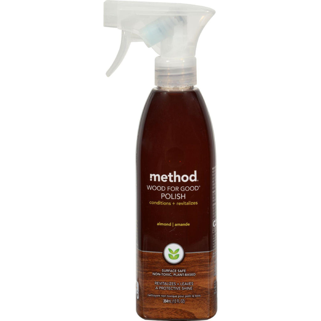 Method Wood For Good Spray - Almond - 12 Oz - Case Of 6