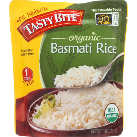 Tasty Bite Rice - Organic - Basmati - 8.8 Oz - Case Of 6