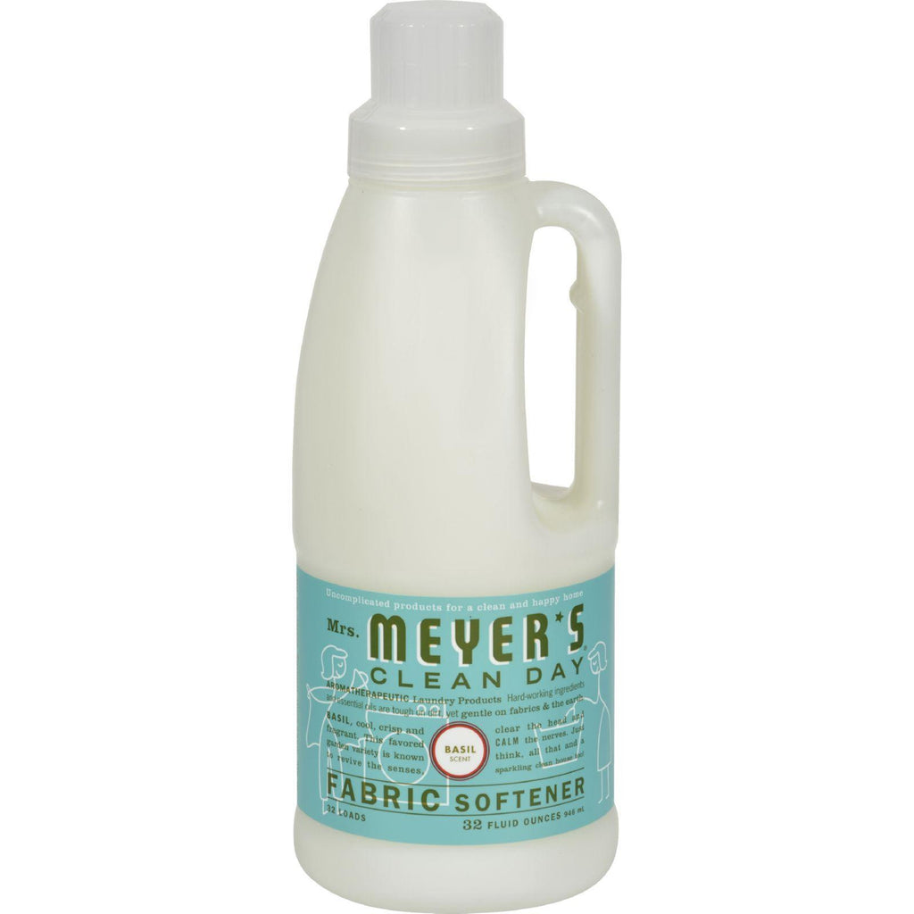 Mrs. Meyer's Fabric Softener - Basil - Case Of 6 - 32 Oz