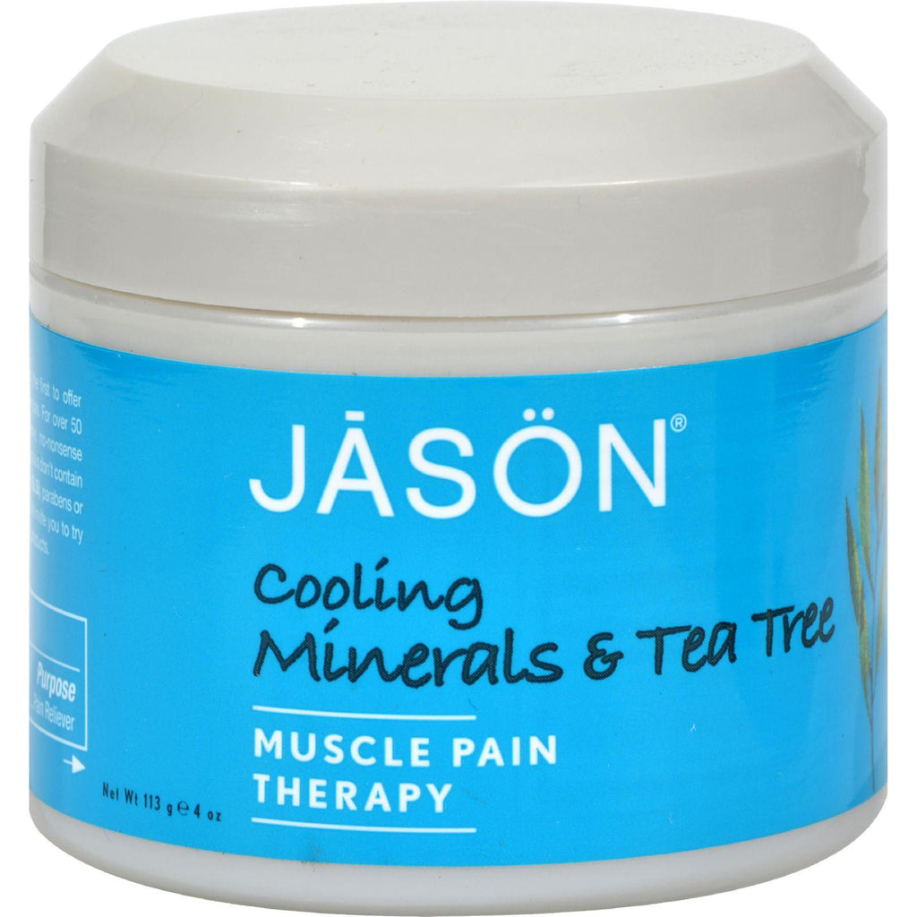 Jason Pure Natural Muscle Pain Therapy Cooling Minerals And Tea Tree - 4 Oz