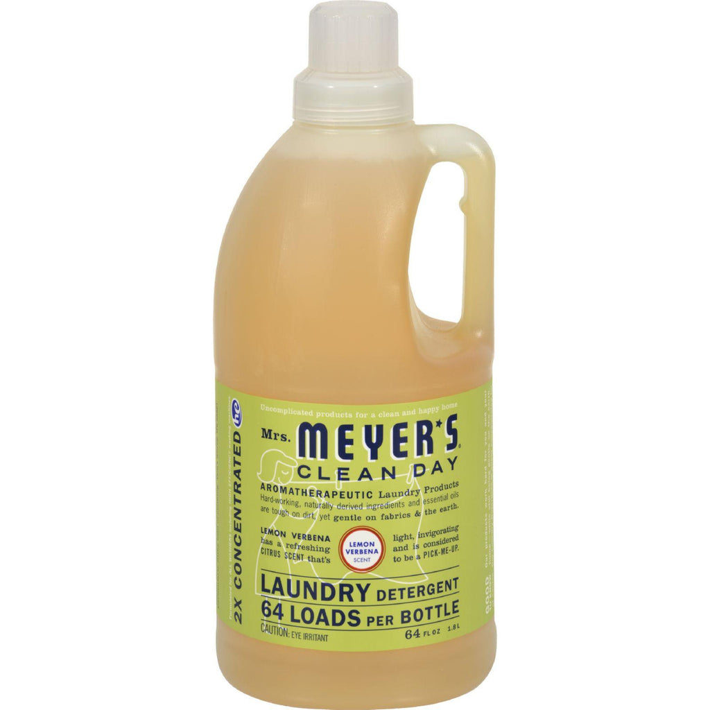 Mrs. Meyer's 2x Laundry Detergent - Lemon Verbana - Case Of 6 - 64 Oz