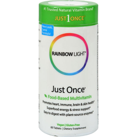 Rainbow Light Just Once Food-based Multivitamin - 60 Tablets