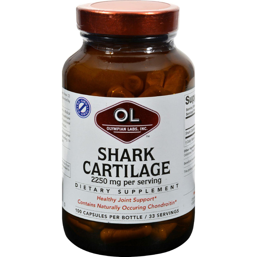 Olympian Labs Shark Cartilage - 750 Mg - 100 Capsules