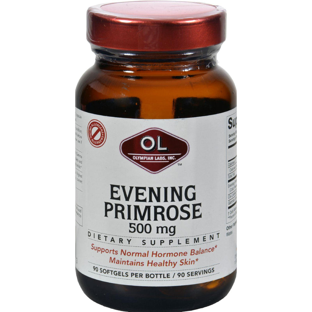 Olympian Labs Evening Primrose Oil - 500 Mg - 90 Softgels