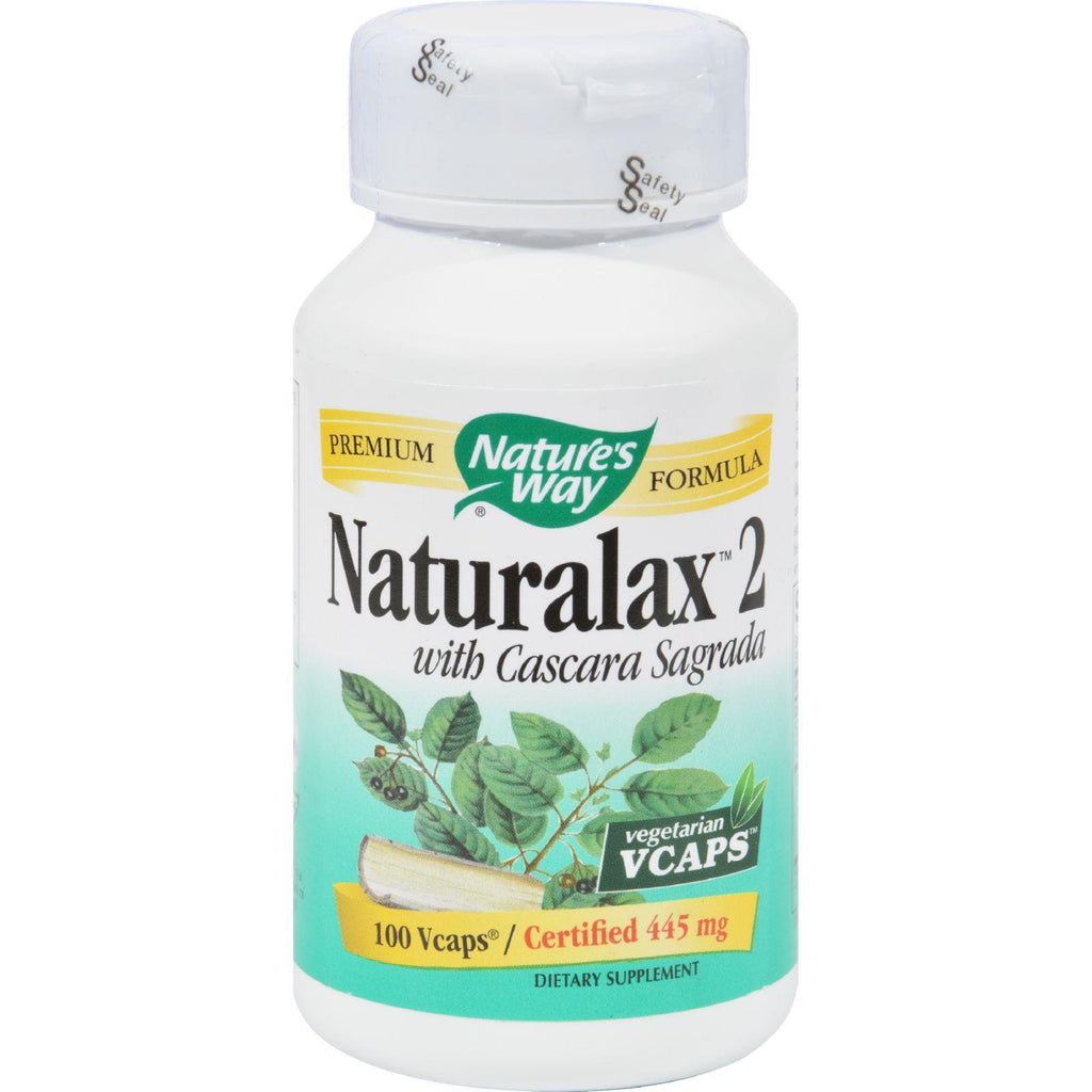 Nature's Way Naturalax 2 With Cascara Sagrada - 100 Vcaps