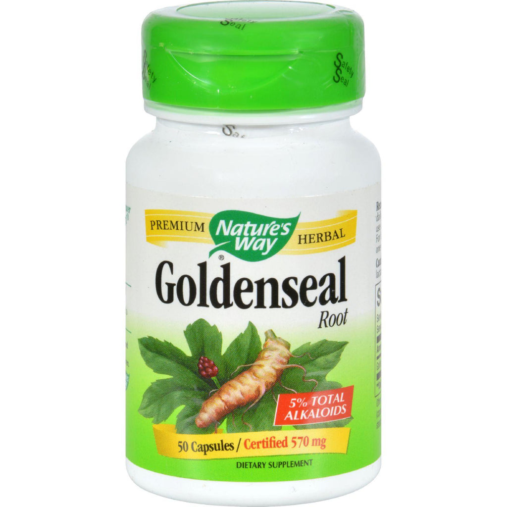 Nature's Way Goldenseal Root - 50 Capsules