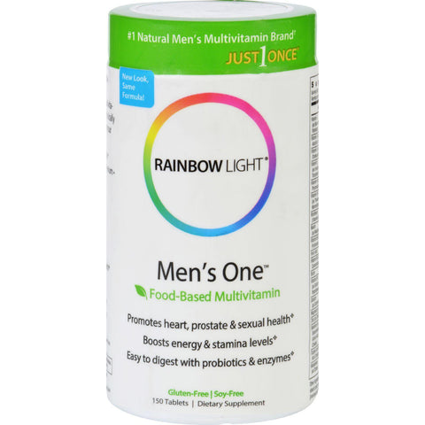 Rainbow Light Men's One Energy Multivitamin - 150 Tablets