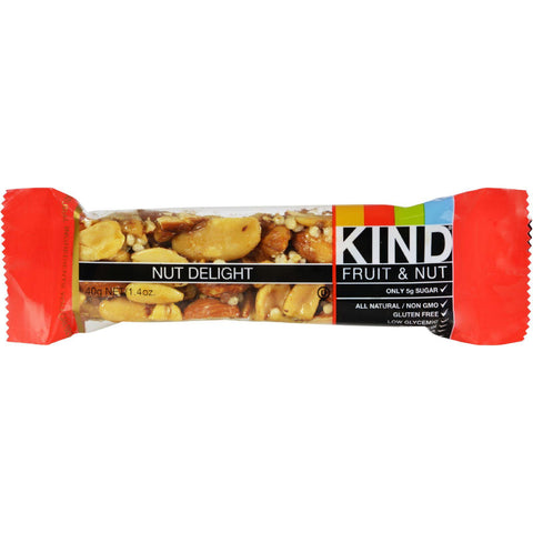 Kind Bar - Nut Delight - Case Of 12 - 1.4 Oz